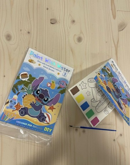 دفترمع الوان مائية ستيتش